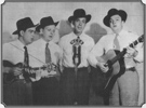L-R: Pee Wee Lambert, Ralph, Art Wooten and Carter c1948.