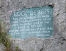 The rock Of ages plaque