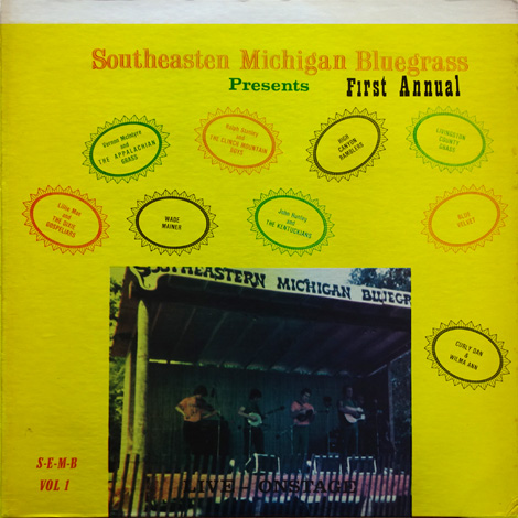 Southeastern Michigan Bluegrass (Live And On Stage Vol. 1)